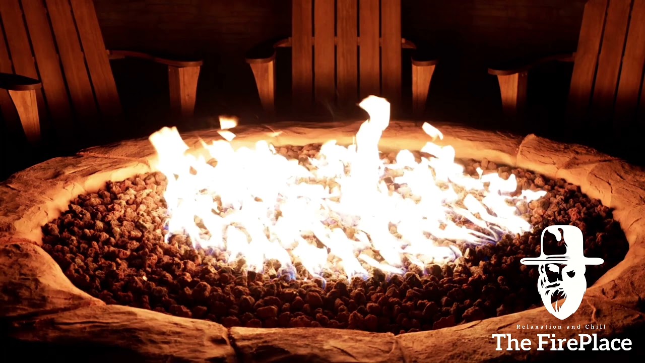 The Firepit - 4k Fireplace with Crackling Fire Sounds (15 Minute) Stress Relief