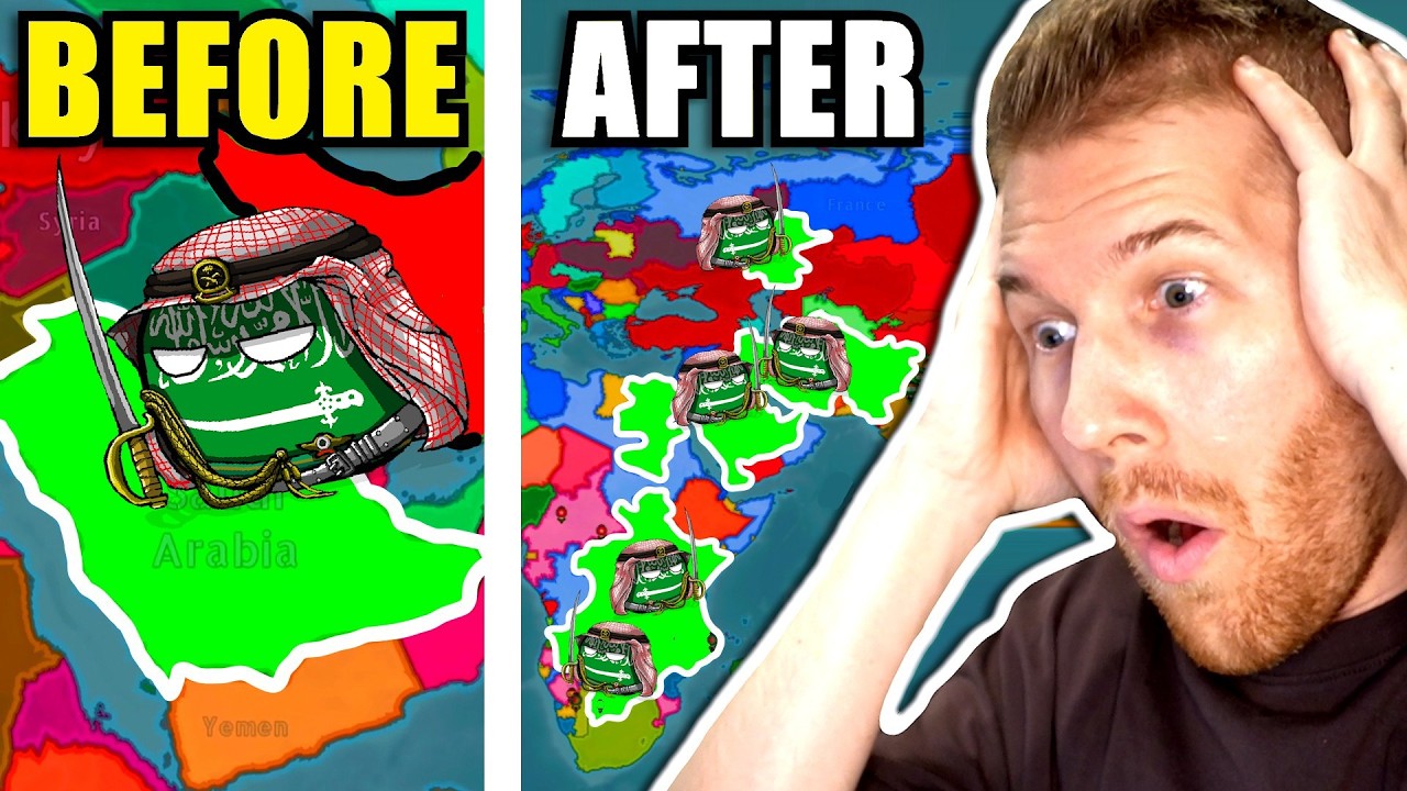 Я превратил Саудовскую Аравию в нефтяную мегаимперию после уничтожения Ирана (Dummynation)