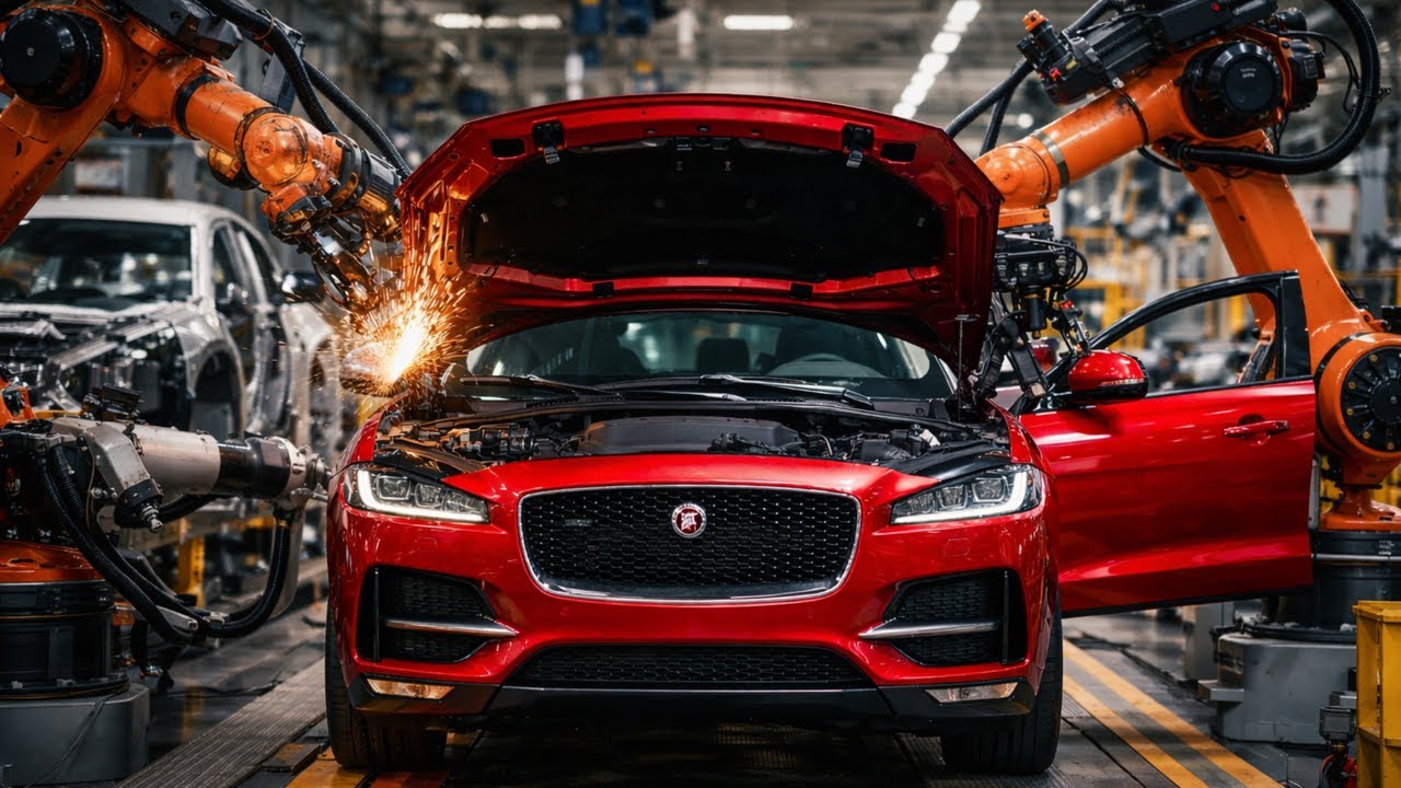 Dentro de la Fábrica de Jaguar: De Materias Primas a Autos de Lujo (Proceso Completo)