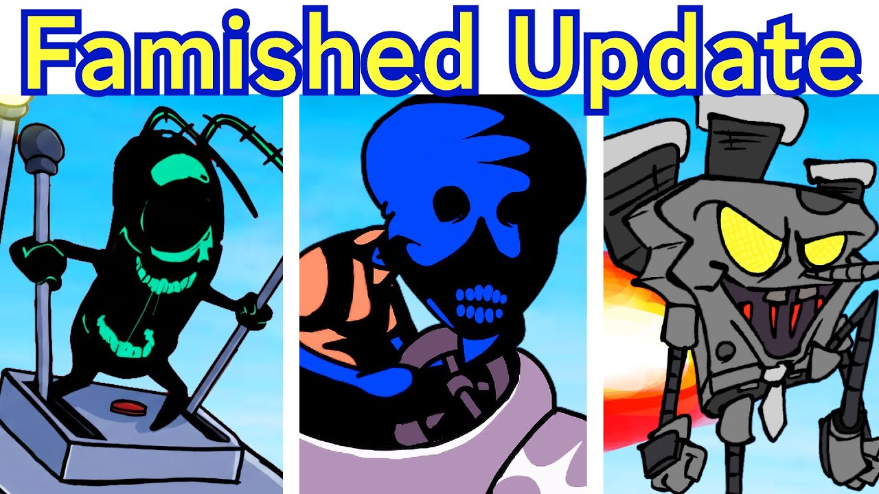 FNF BOLD OR BRASH DELUXE: FAMISHED UPDATE (Vs Teuthida, Plankton, Starved) MCM V2 Fanmade