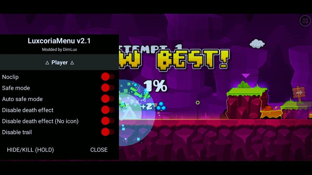 Geometry dash mod hack link in description