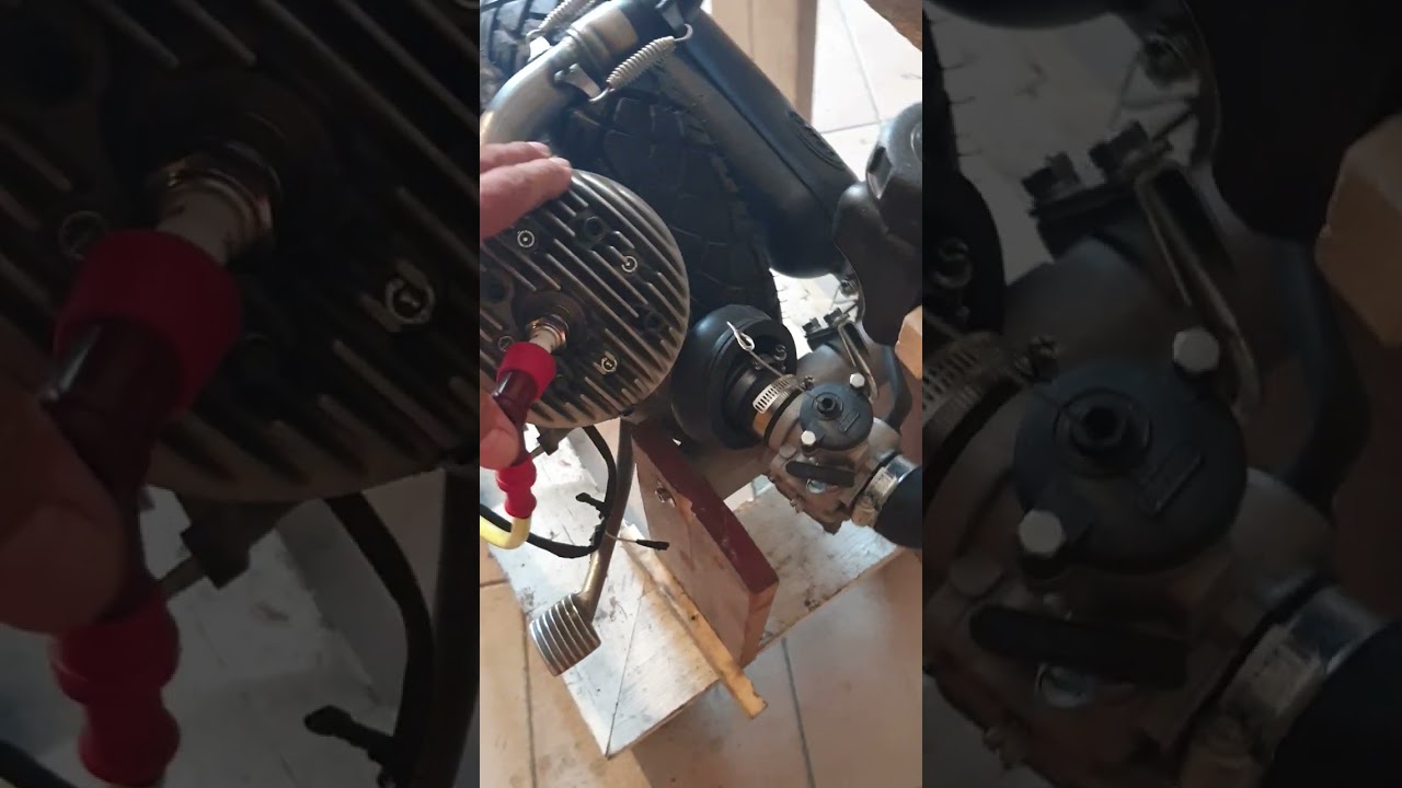 1° Accensione 144 VMC...su cavalletto artigianale ✌️ ...
