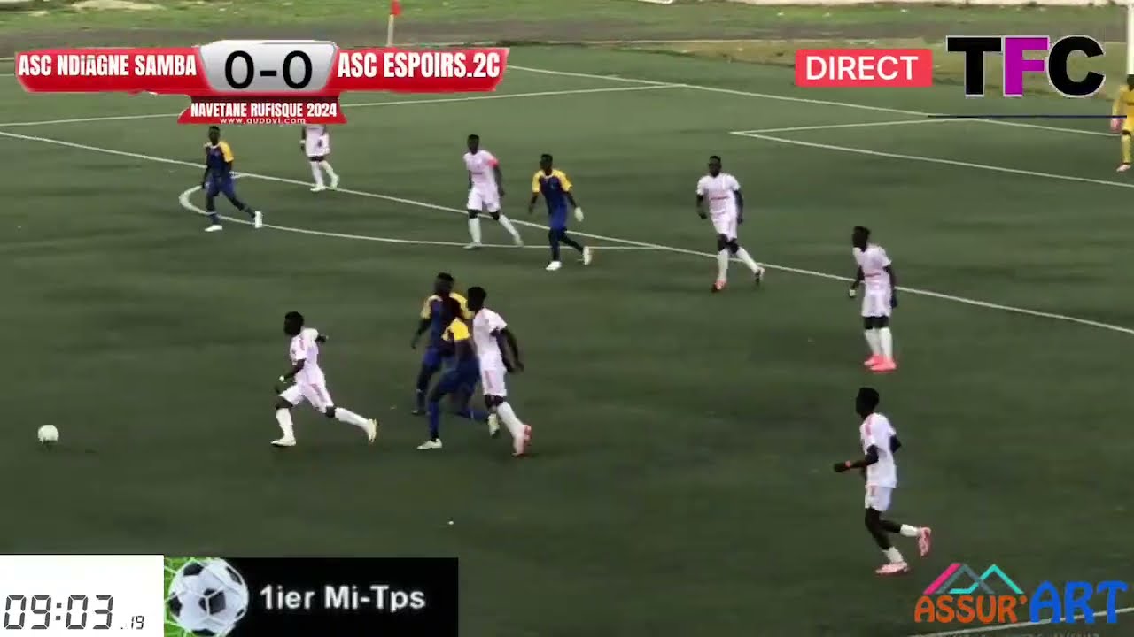 🔴1MT ASC ESPOIR.2C🆚ASC NDIAGNE SAMBA 1ème Journèe(Zone.2C) Navetane Rufisque 2024