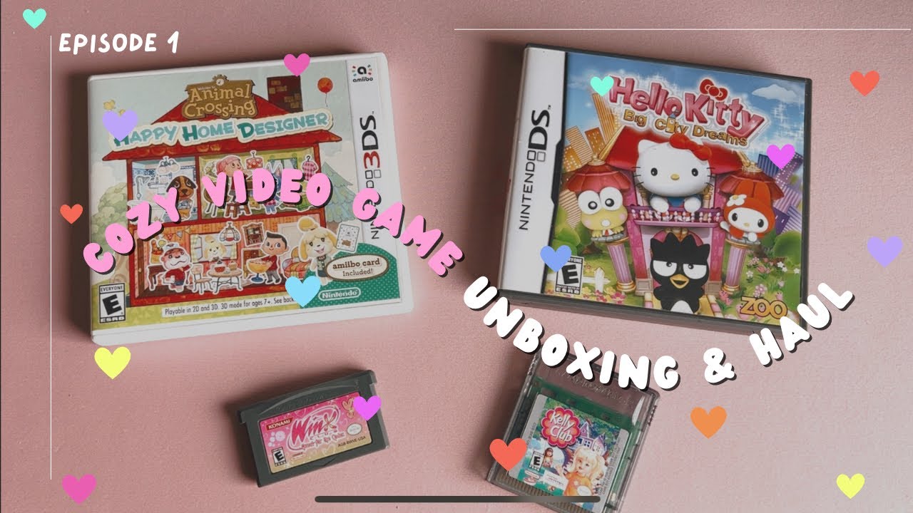 Cozy Nintendo Game Haul | DS, 3DS, Gameboy Color, Gameboy Advanced | Ebay + Mecari Haul 🌸