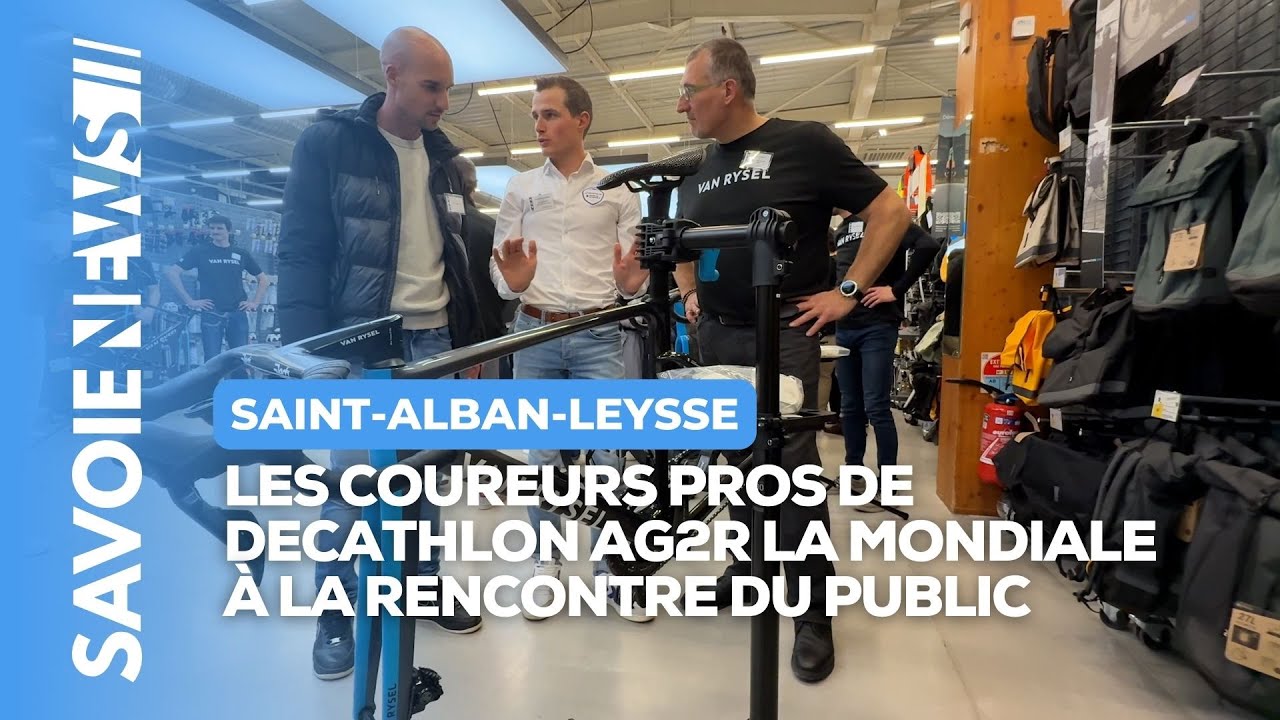 🚴🏻‍♂️ Les coureurs pros de Decathlon AG2R La Mondiale à la rencontre du public