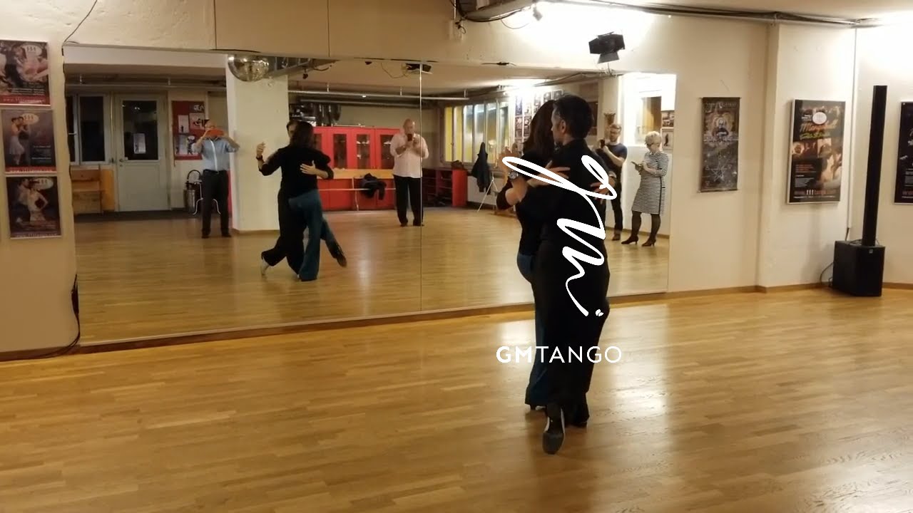 TANGO CLASS Sistema Cruzado con sacadas y ochos.  by Gonzalo y Mariel