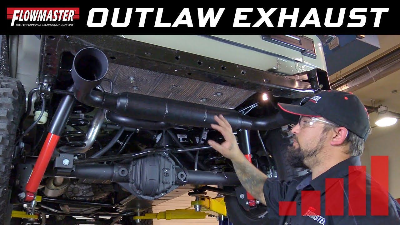 2012-18 Jeep Wrangler JK, 3.6L - Install: Outlaw Axle-back Exhaust System 817752
