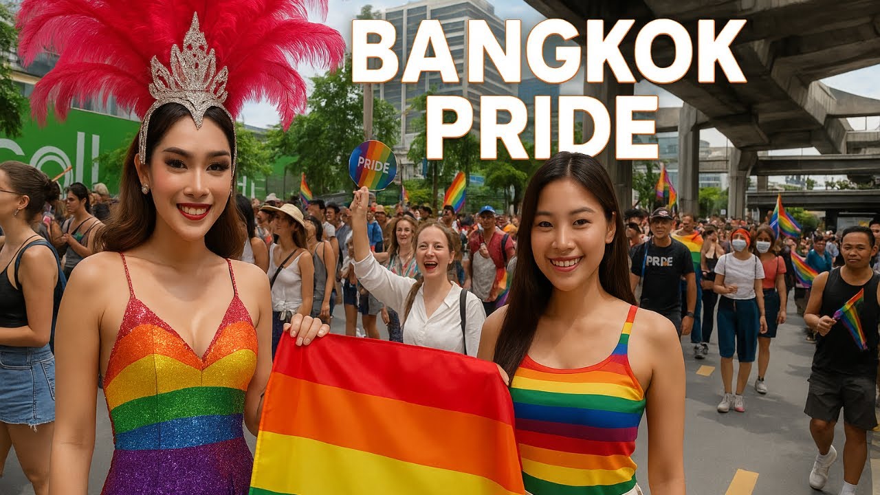 🇹🇭 Born This Way 🌈 Bangkok Pride Parade 2025 Highlights | Thailand’s Biggest LGBTQ+ Celebration!