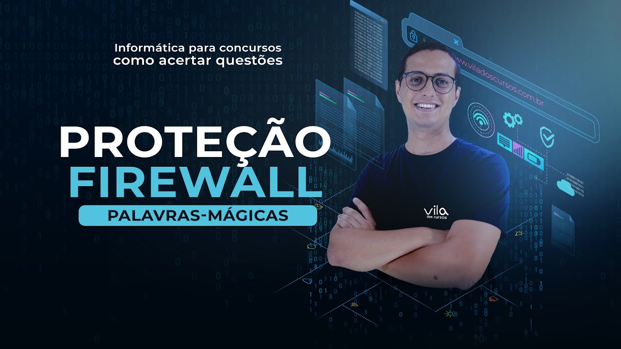 Informática concursos - MÉTODOS DE SEGURANÇA: FIREWALL (externo). Professor Danilo Vilanova #oPior
