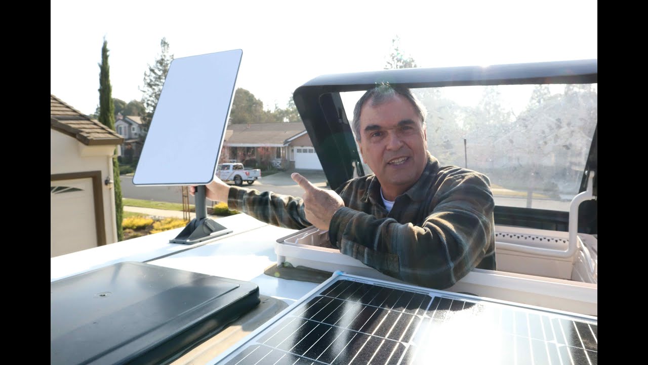 Starlink RV Roof Pivot Mount