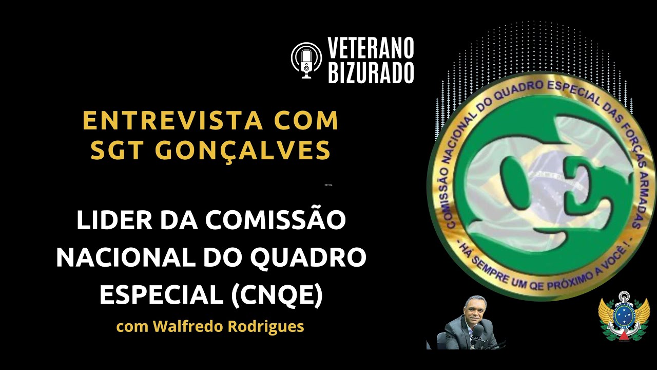 Entrevista com o Sgt Veterano VANDERLEY GONÇALVES, Lider da CNQE