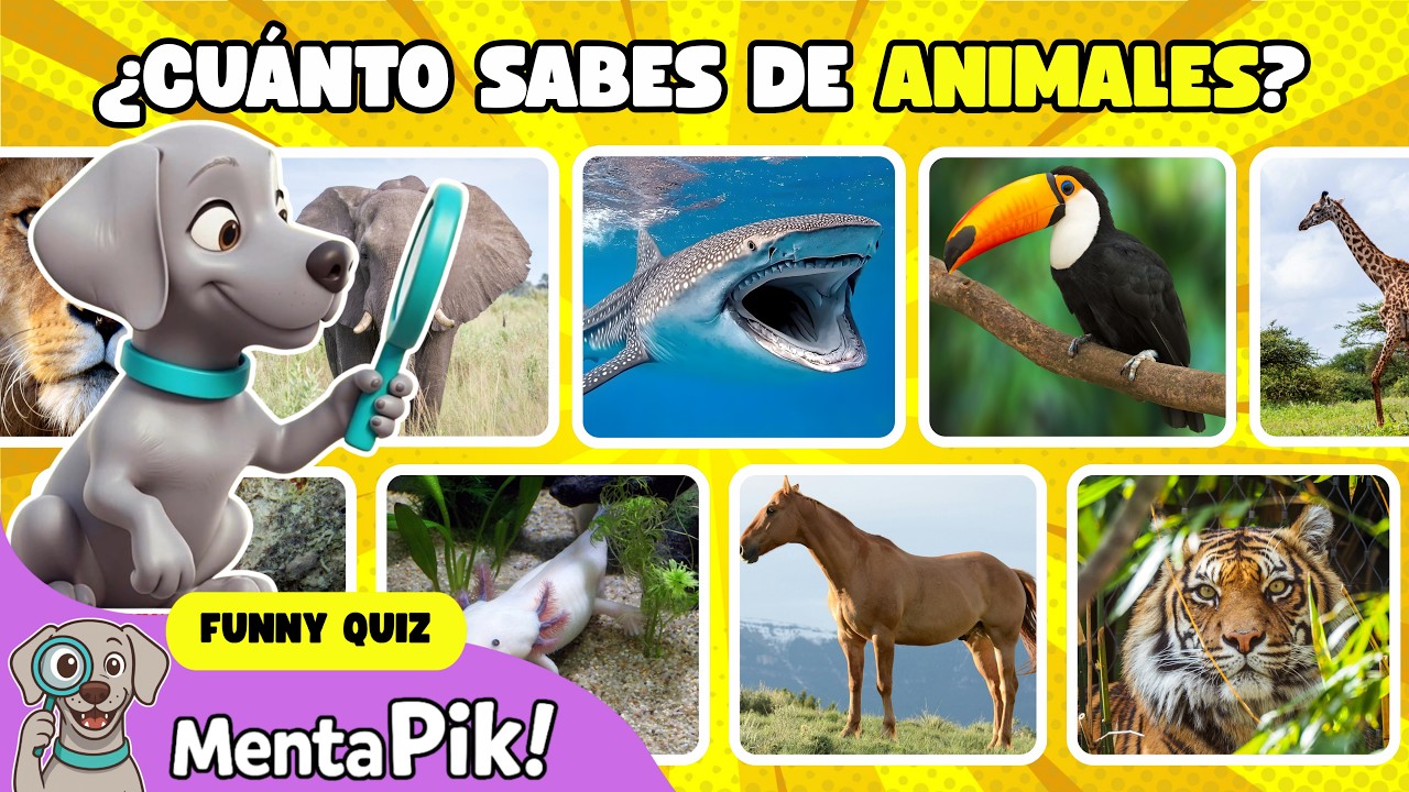 🦁¿Acertarás estas preguntas sobre los 5 grupos de VERTEBRADOS?