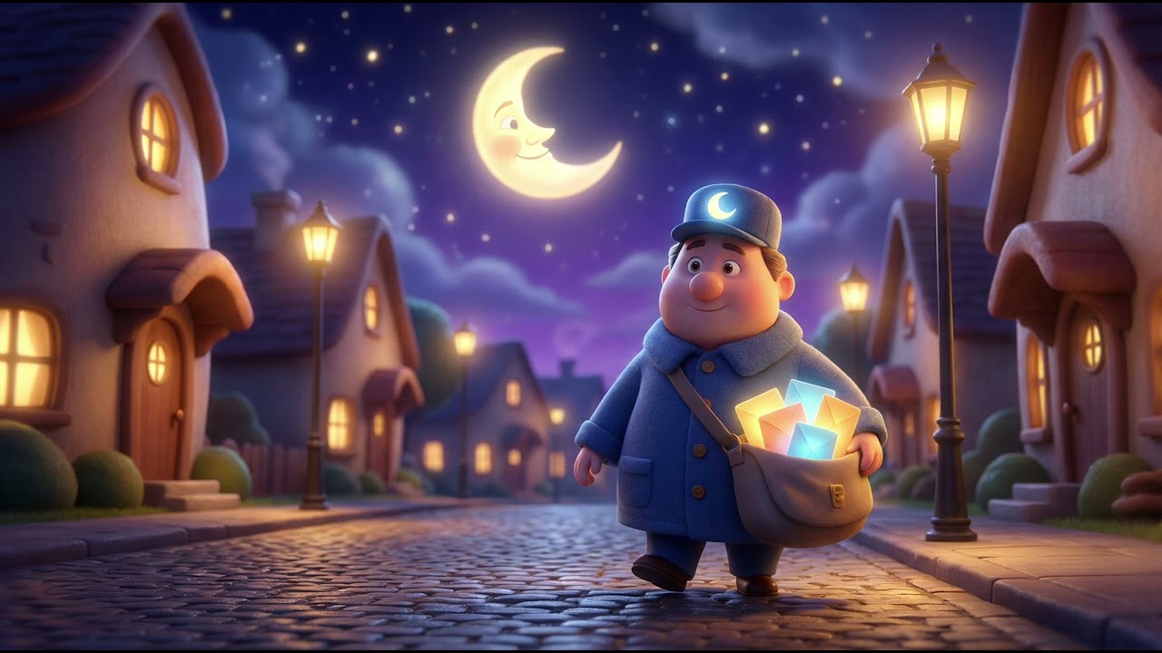 The Dream Postman 🌙✉️ | Gentle Fantasy Lullaby for Kids | Soft Bedtime Sleep Music