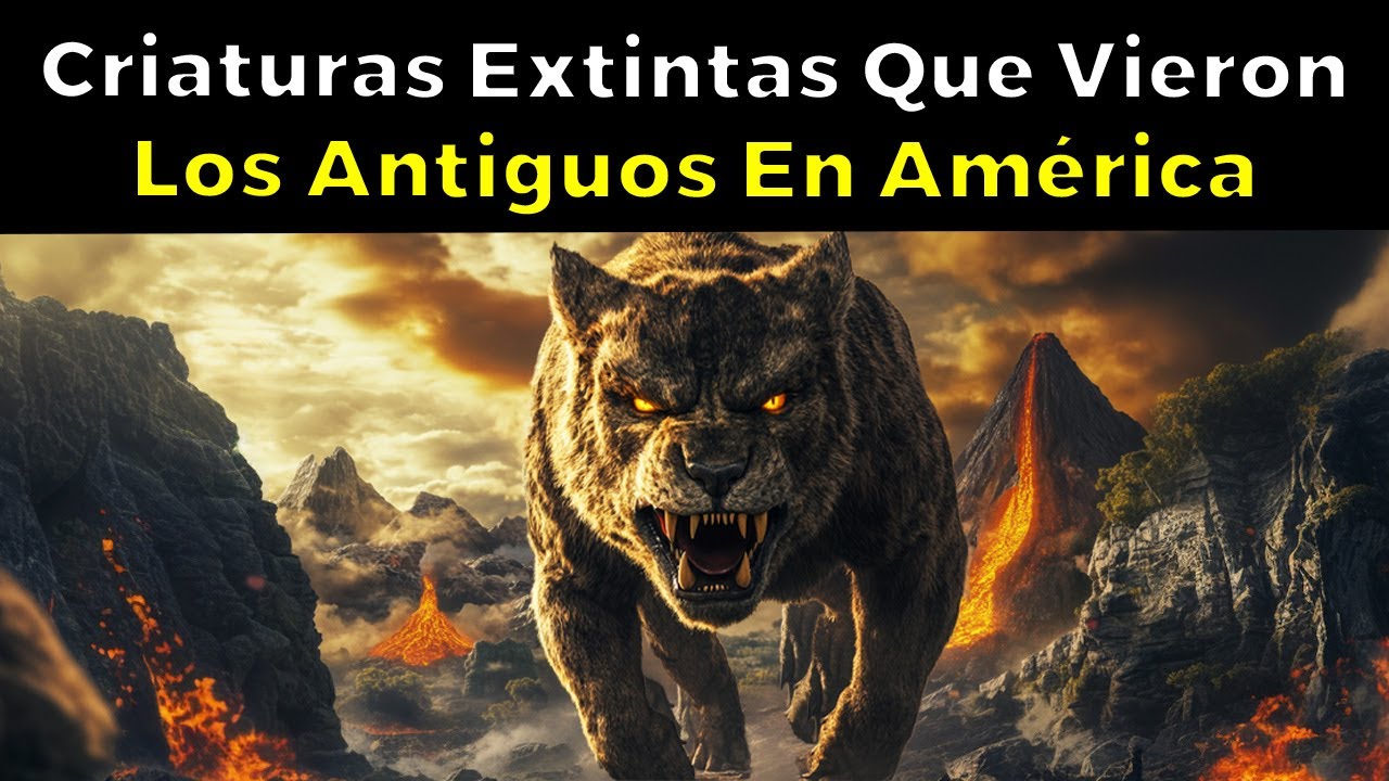 12 Animales Ya Extintos Que Vieron los Antiguos HUMANOS en Am&eacute;rica