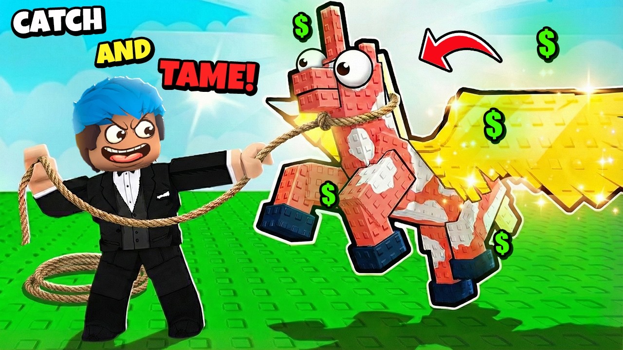 NAKA HULI AKO NG MYTHICAL ANIMAL | Roblox | Catch and Tame