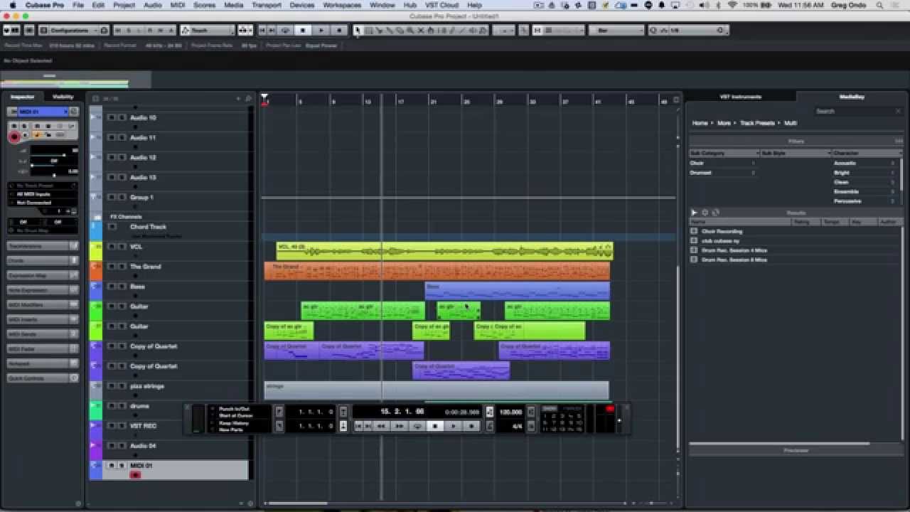 Cubase Pro 8 5 Track and Interface Enhancements