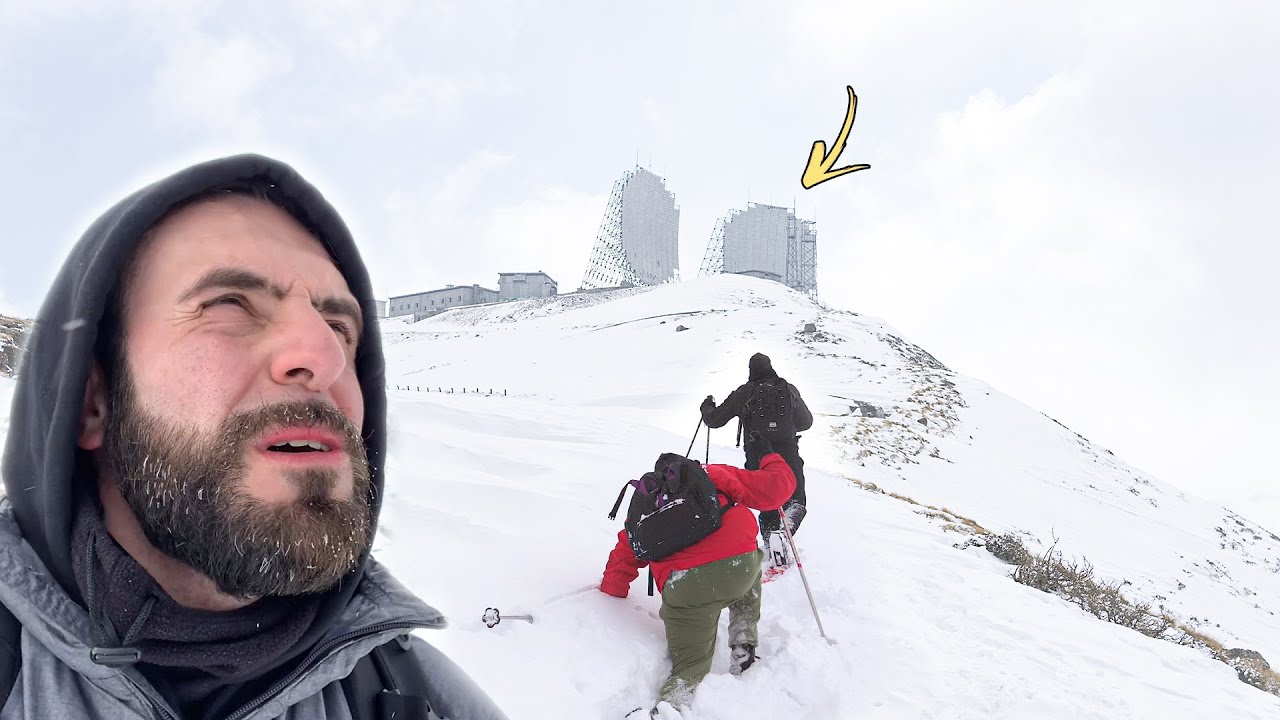 FACCIAMO UNA FOLLIA! ESPLORIAMO LA BASE NATO ABBANDONATA A 2400mt CON LA NEVE!