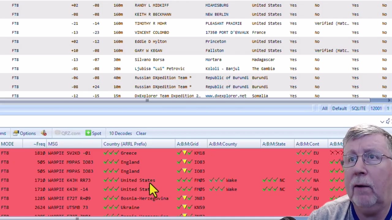 Работает FT8 с v6.9 и WSJT-X