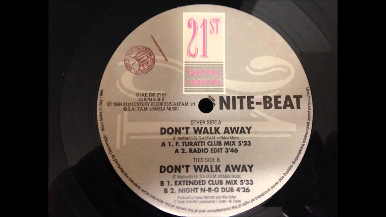 Nite Beat - Don't Walk Away