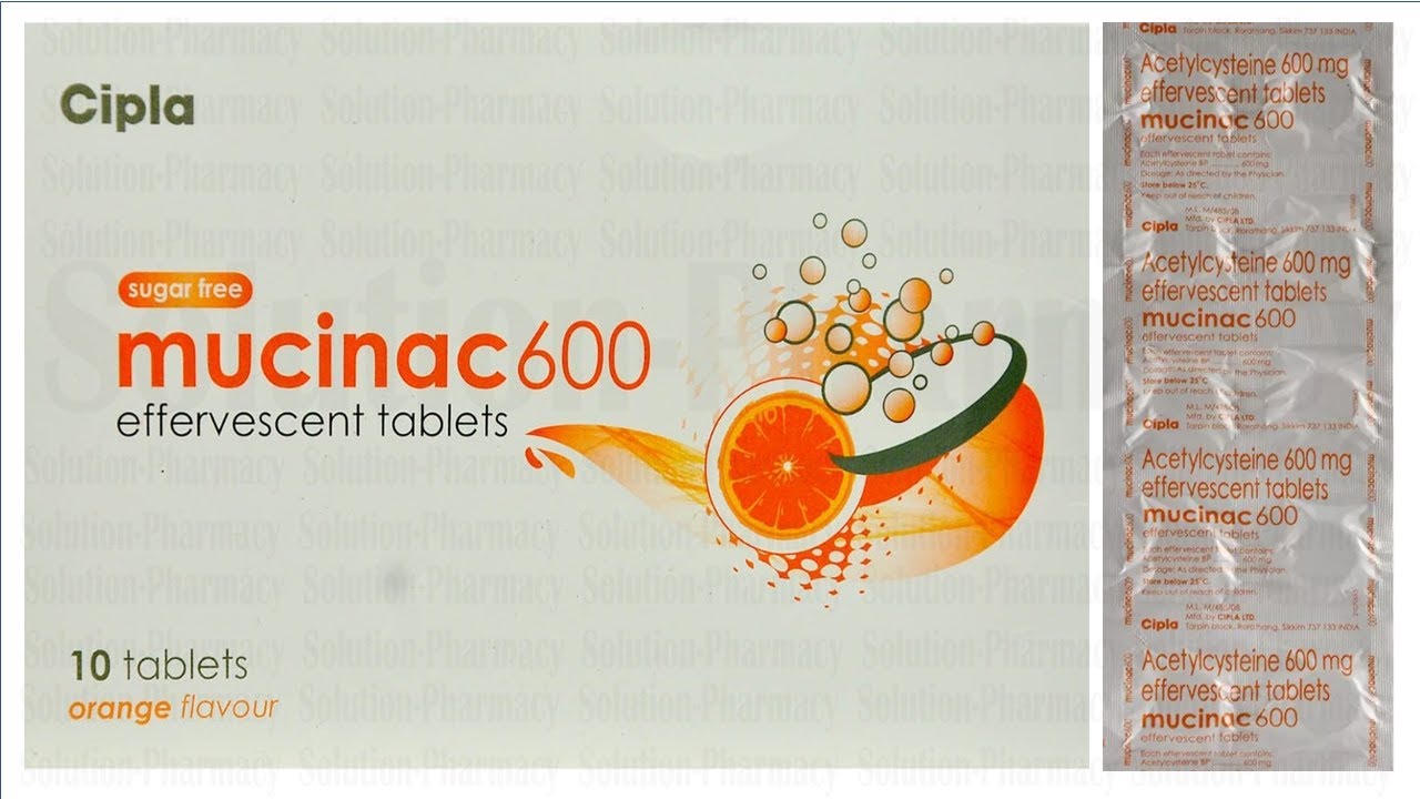 Mucinac 600 Effervescent Tablet | Use of Mucinac 600 Effervescent Tablet | MOA of Mucinac 600