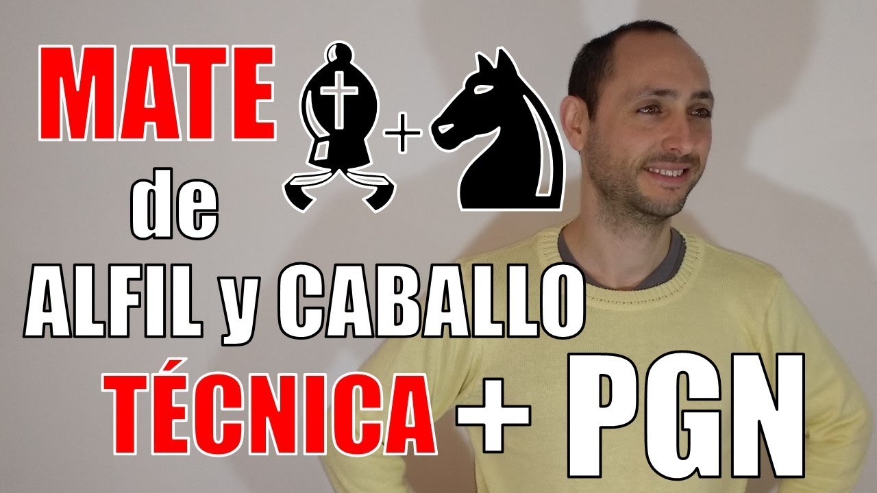 🛑⚠️MATE de ALFIL y CABALLO: MÉTODO ♗♘⚠️🛑