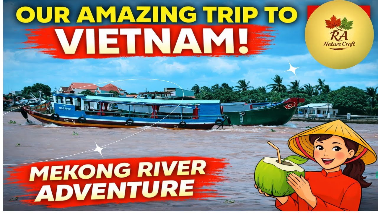 Mekong River Vietnam 🇻🇳 | Village Life, Boats & Cultural Experience