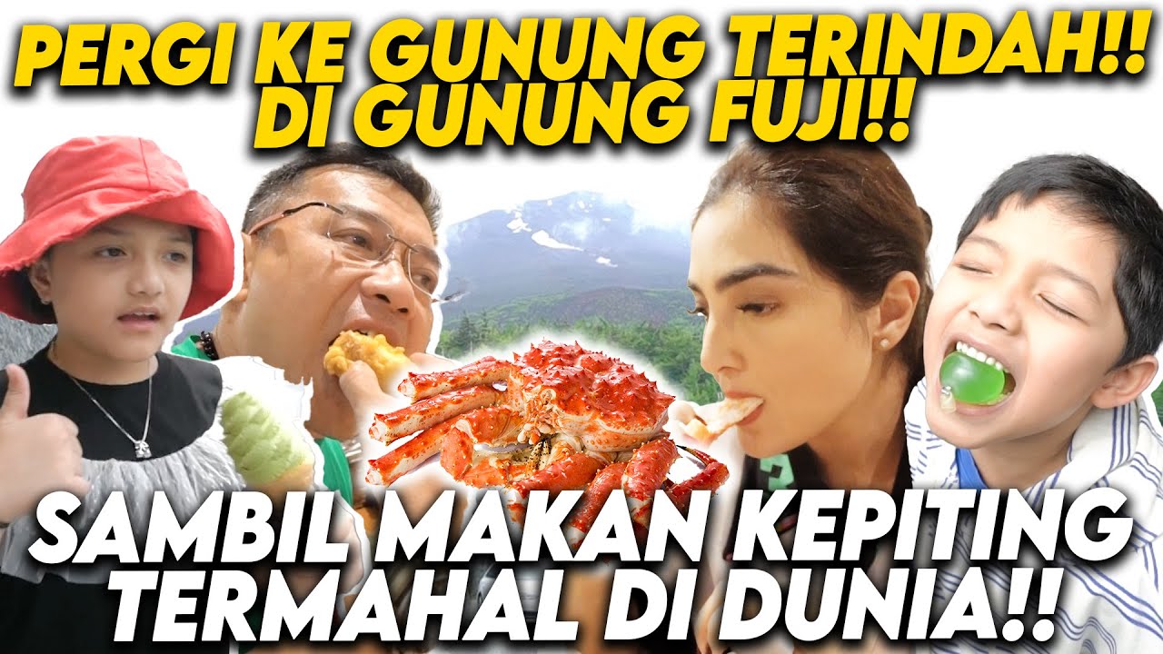 SEBELUM MENIKMATI KEINDAHAN GUNUNG FUJI!! ANANG ASHANTY MAKAN KEPITING HARGA BOMBASTIS!!