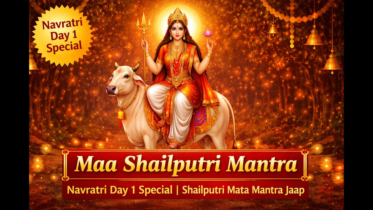 Maa Shailputri Mantra | Navratri Day 1 Special | Shailputri Mata Mantra Jaap