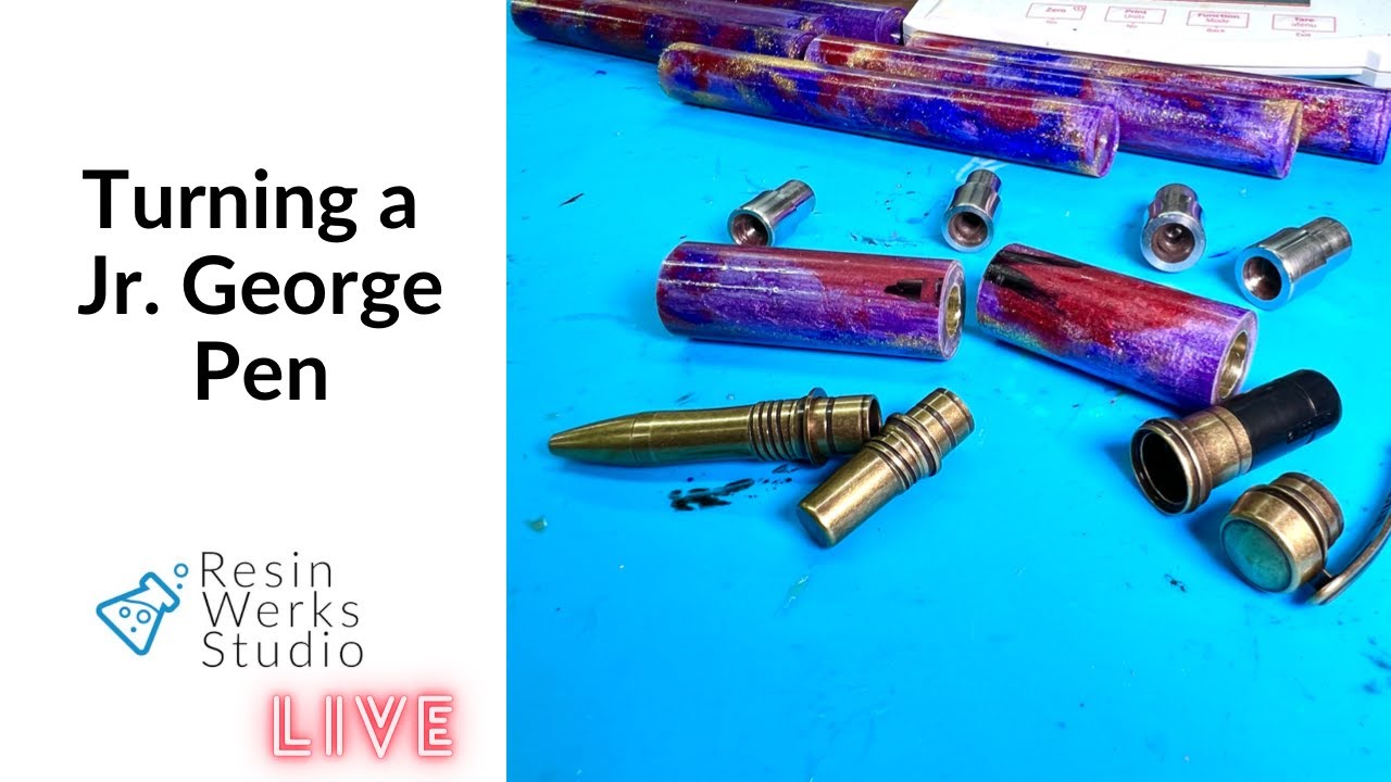 🔴Replay: Turning a Jr. George Rollerball Pen | Episode 208