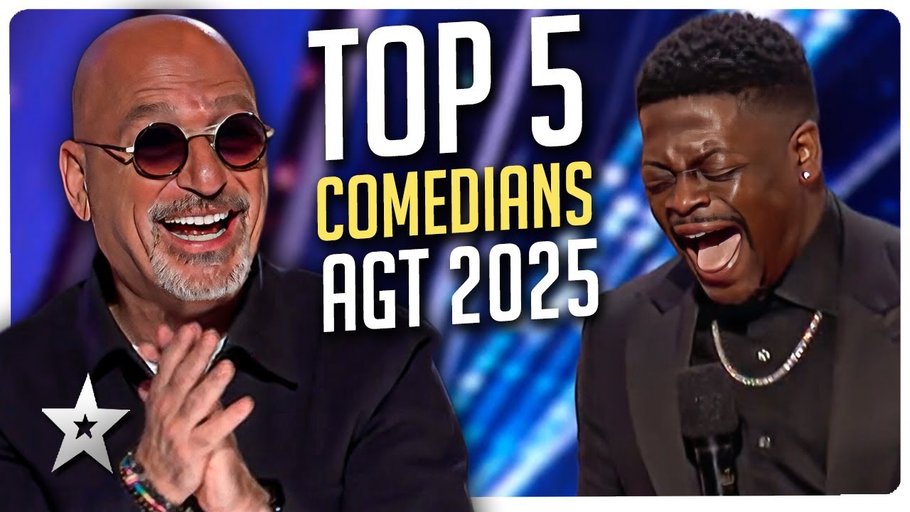 Top 5 FUNNIEST Comedians from America's Got Talent 2025!