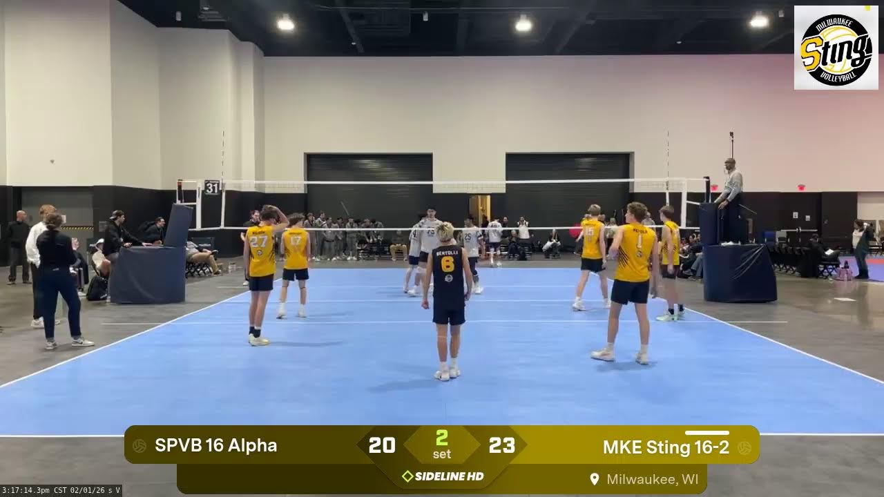 MKE Sting 16-2 vs. SPVB 16 Alpha (2026.02.01)