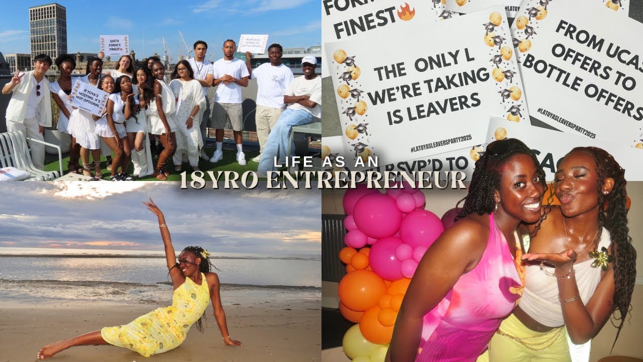 LIFE AS AN 18YRO ENTREPRENEUR | post exam life, back to work, party hosting, girls trip & MORE!