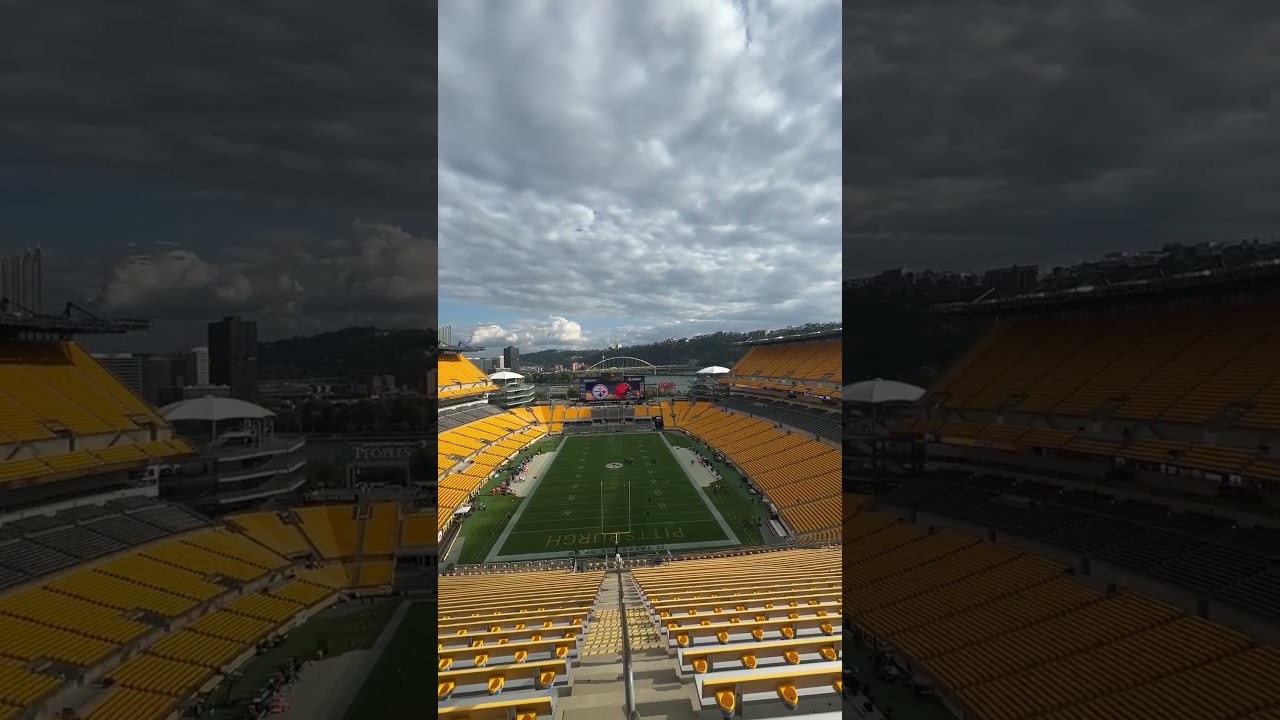 Acrisure Stadium views 🔥 #steelers #nfl #gameday
