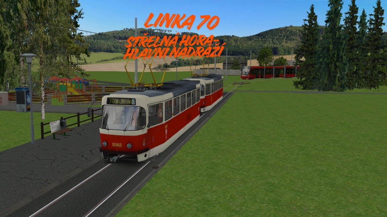 |•SIMT MHD SIMULATOR•|Linka 70 DIGISIMT•|Střelná Hora-Hlavní Nádraží•|