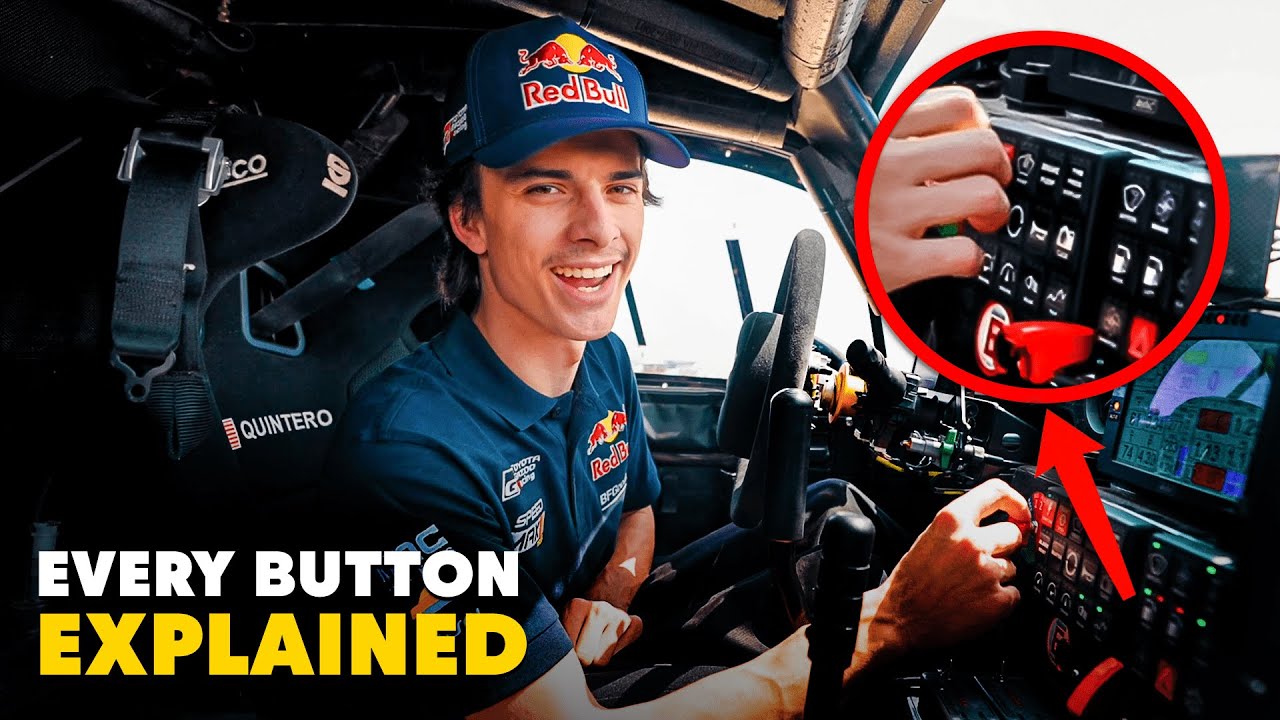 EVERY BUTTON of a rally raid car EXPLAINED!