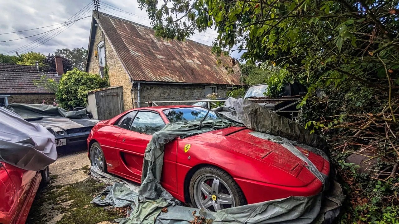 Car Collector's ABANDONED Mansion With FERRARI | Caught By POLICE!