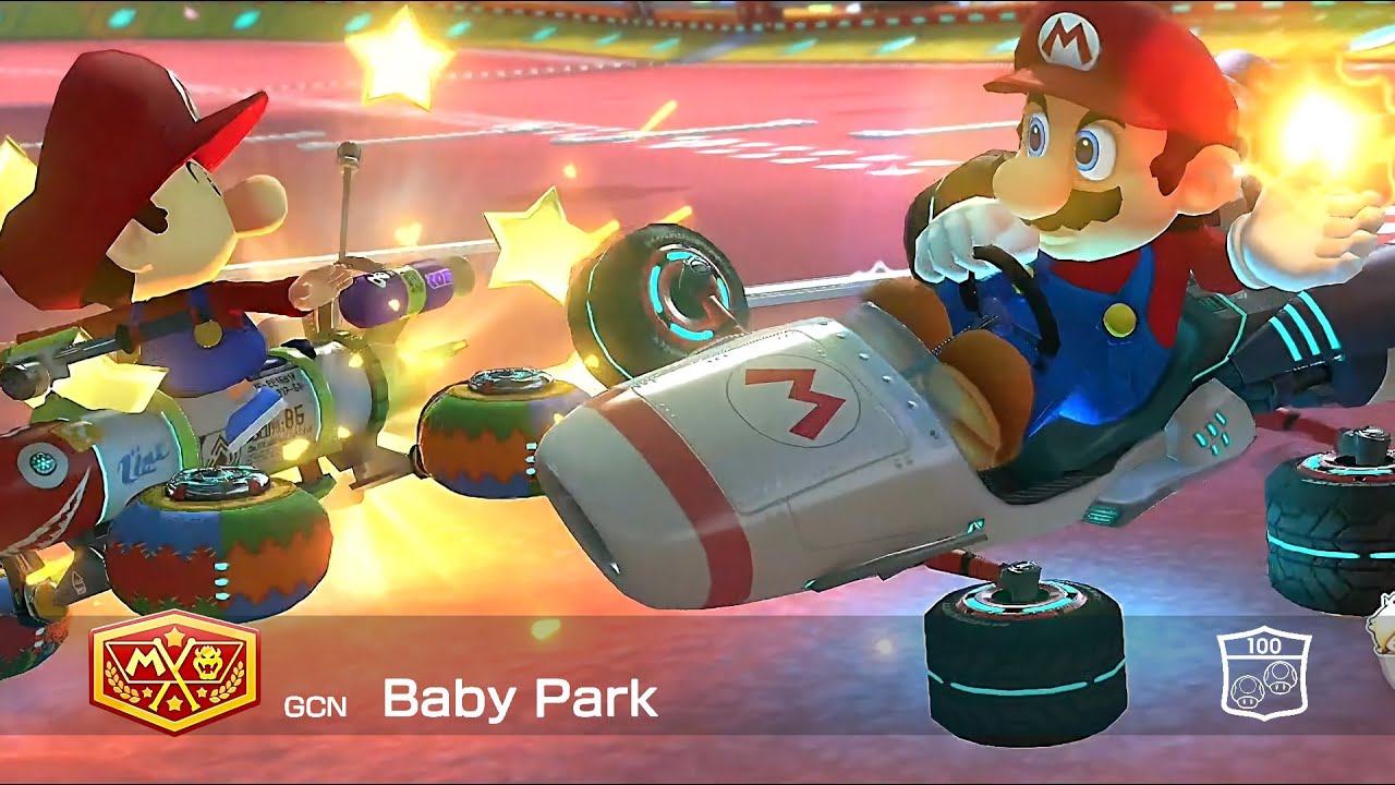 Mario Kart 8 Deluxe Baby Mario in Baby Park #87