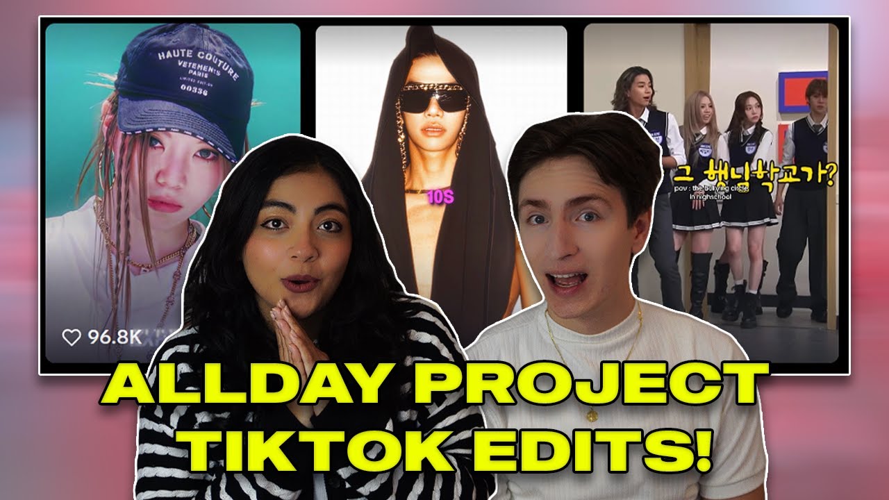 First Time Reacting to ALLDAY PROJECT TikTok Edits | Music Producer Couple Reacts to ADP Edits