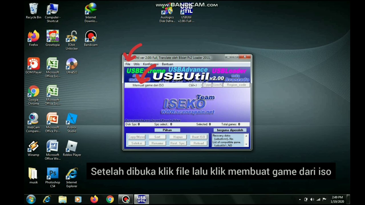 Cara Isi Game Ps2 100%working