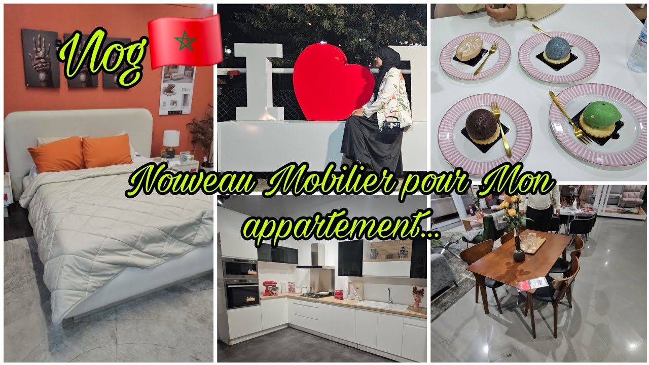 Vlogs 2 Maroc _ On meuble ensemble min appartement au Maroc _ Superbe découverte #tanger #vlogs 