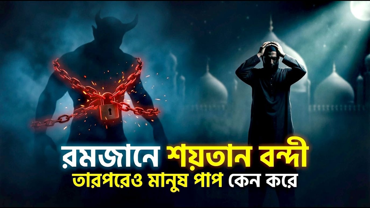 রমজানে শয়তান কোথায় বন্দী থাকে? | শয়তান না থাকলে মানুষ পাপ করে কেন? | ঈমানী আলোড়ন