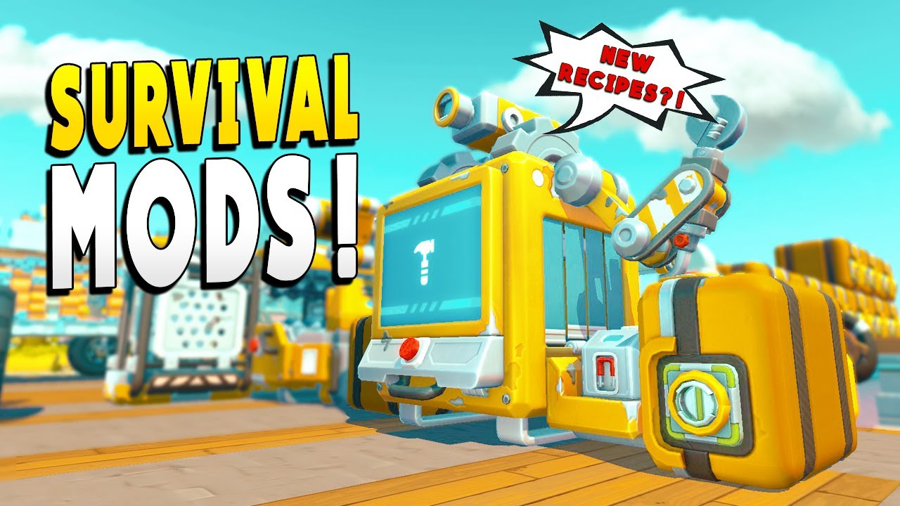 NEW Survival Mods Makes Surviving a Little Easier - Scrap Mechanic Survival EP 21