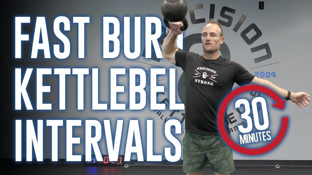 30 Minute | FAST BURNER Kettlebell Interval | Kettlebell 30 Minute Workout