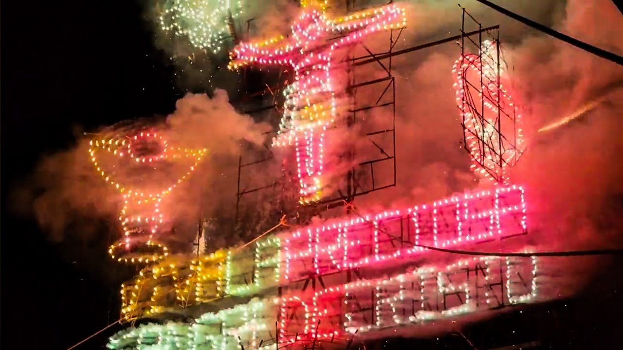 Castillo Pirotécnico, fiesta de la Preciosa Sangre de Cristo 2024 Quiroga mich