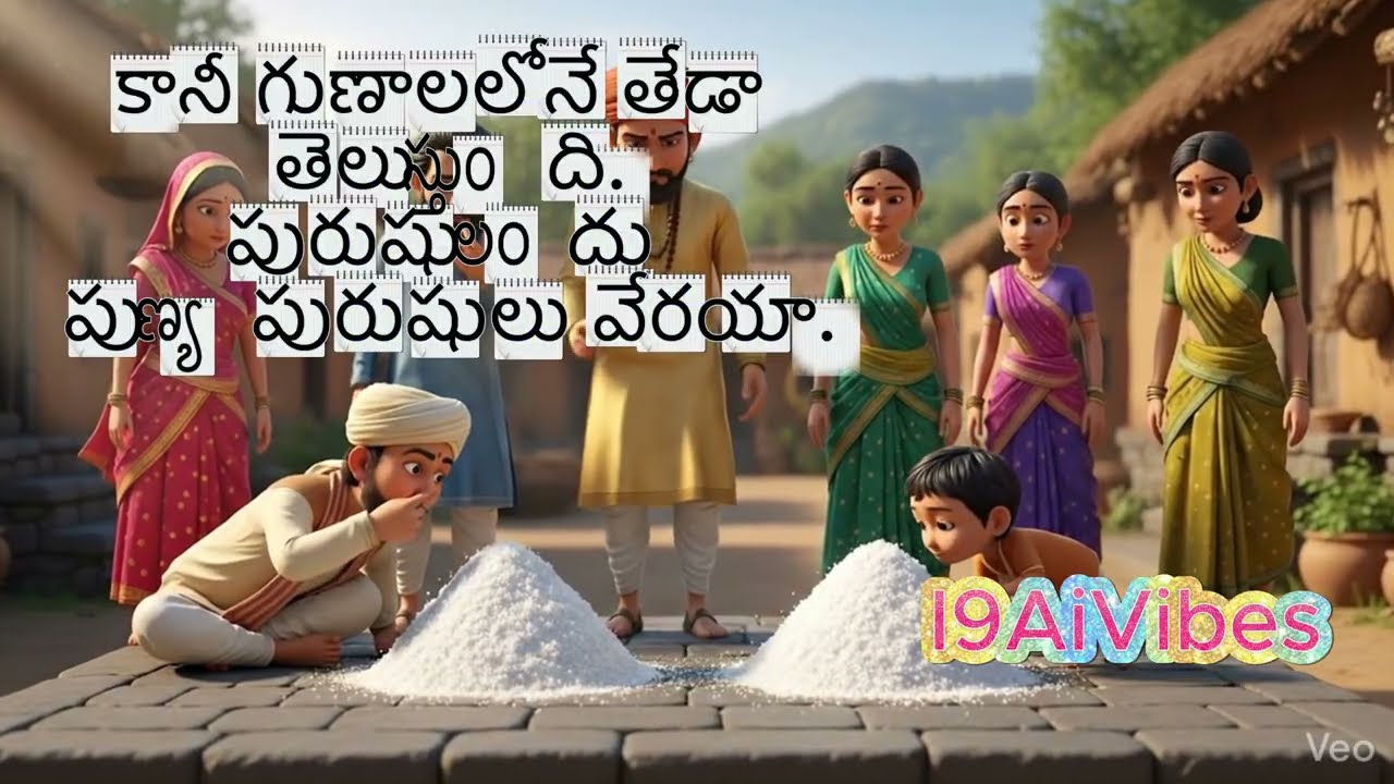 UppuKappuram | ఉప్పు కప్పురంబు – వేమన గారి నీతి పద్యం | 3D Animation