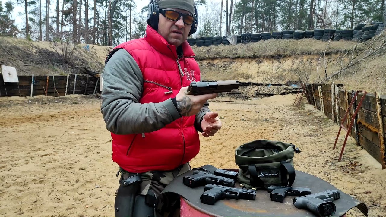 Test kilku klamek: Walther PDP, SIG X-CARRY, SIG 365, SIG M17, GLOCK 45
