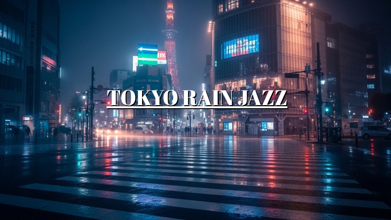 Tokyo Rain Jazz Live – Night Lofi Vibes