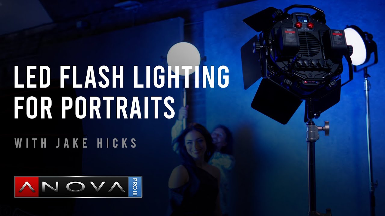 How to create a Classic Portrait using Flash LED Lighting with Jake Hicks and the Anova Pro 3
