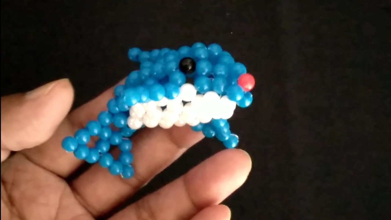dolphin beads key chain,gantungan kunci ikan lumba lumba dari mote, souvenir,pelangi shop
