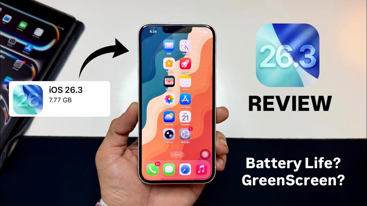 iOS 26.3 Long Term Review - IOS 26.3 Performance, Battery Life, GreenScreen